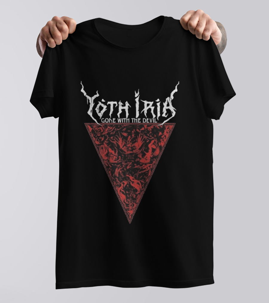 Yoth Iria Gone With The Devil Triangular Red T-Shirt