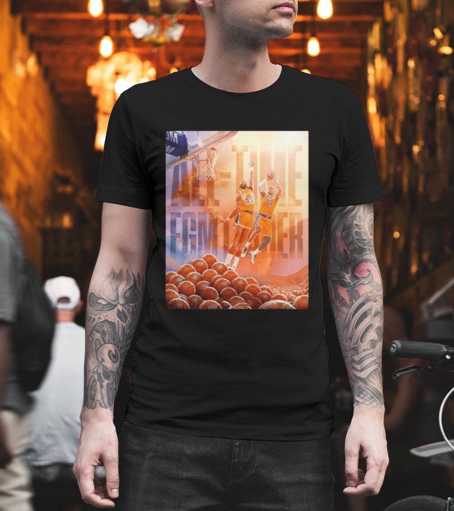 LeBron 23 Surpassing Kareem 33 All Time FGM Leader NBA Basketball T-Shirt