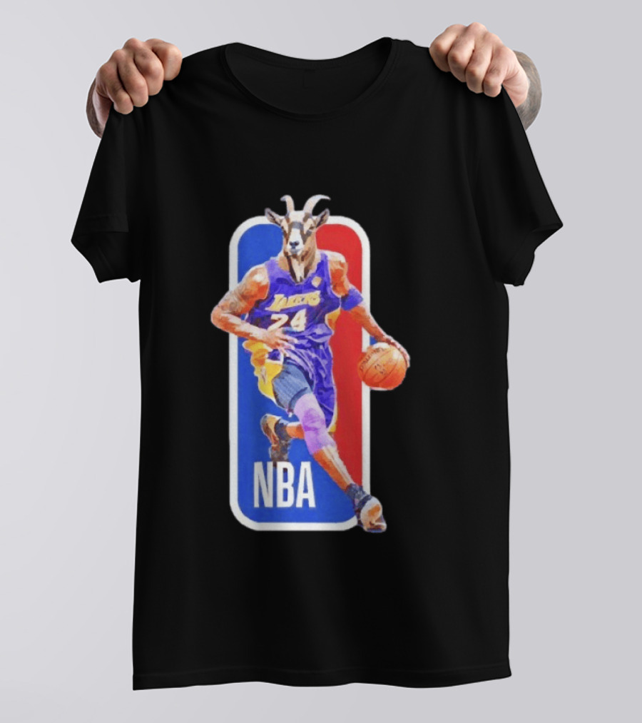 Kobe Bryant Los Angeles Lakers 24 NBA Goat Basketball T-Shirt