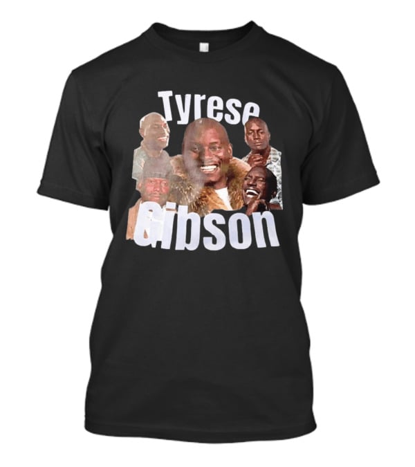 Tyrese Gibson American Ships Free Multiple Expressions T-Shirt