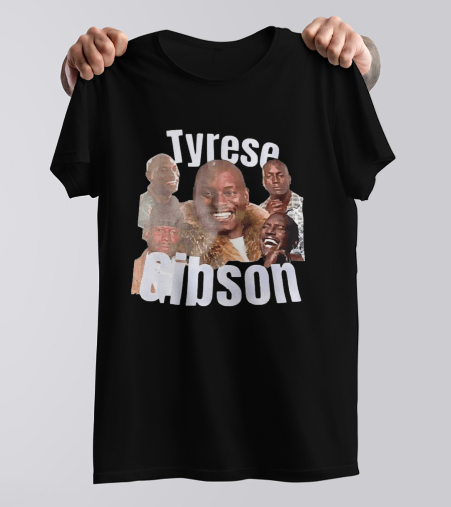 Tyrese Gibson American Ships Free Multiple Expressions T-Shirt