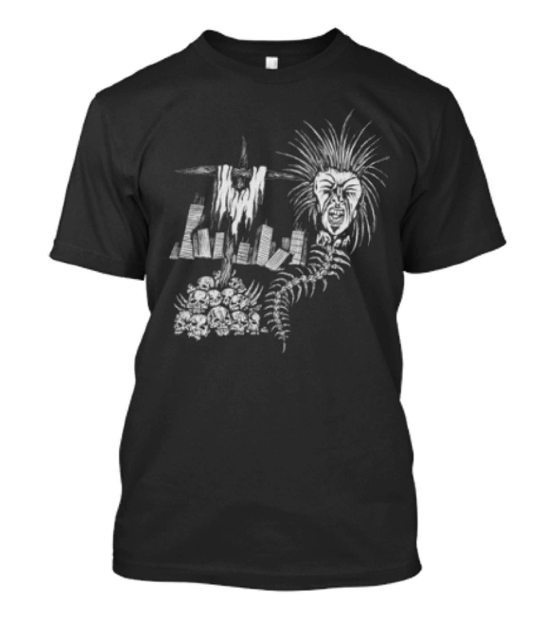 Portrayal Of Guilt Human Terror Cityscape And Nature T-Shirt