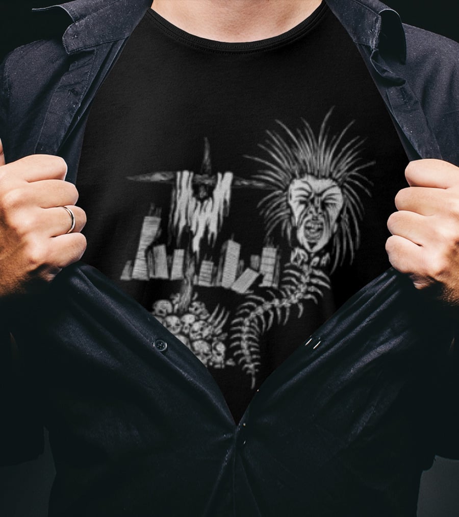 Portrayal Of Guilt Human Terror Cityscape And Nature T-Shirt