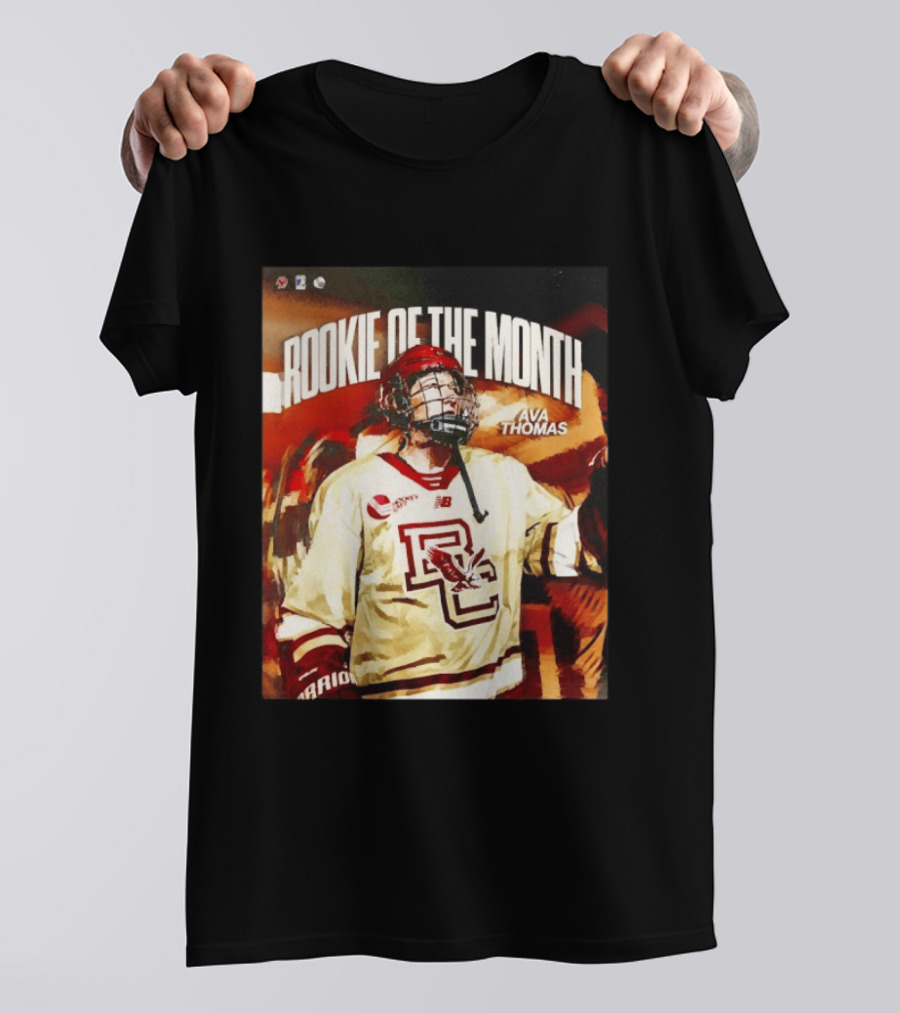 Rookie Of The Month Ava Thomas Boston College Hockey T-Shirt