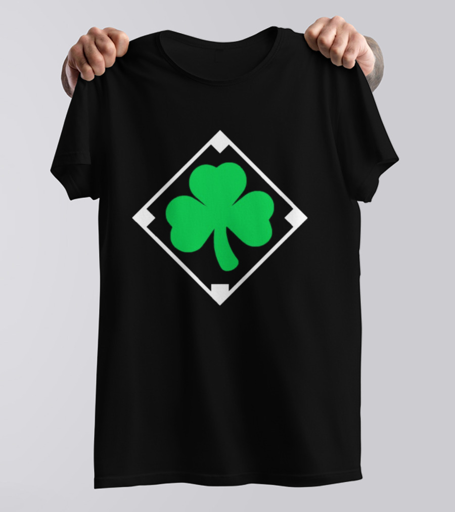 Shamrock Diamond Irish Licensed Clover T-Shirt