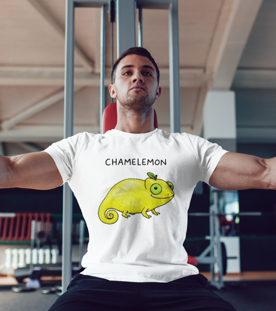 Chamelemon Lemon Chameleon Fruit Pun Humor T-Shirt