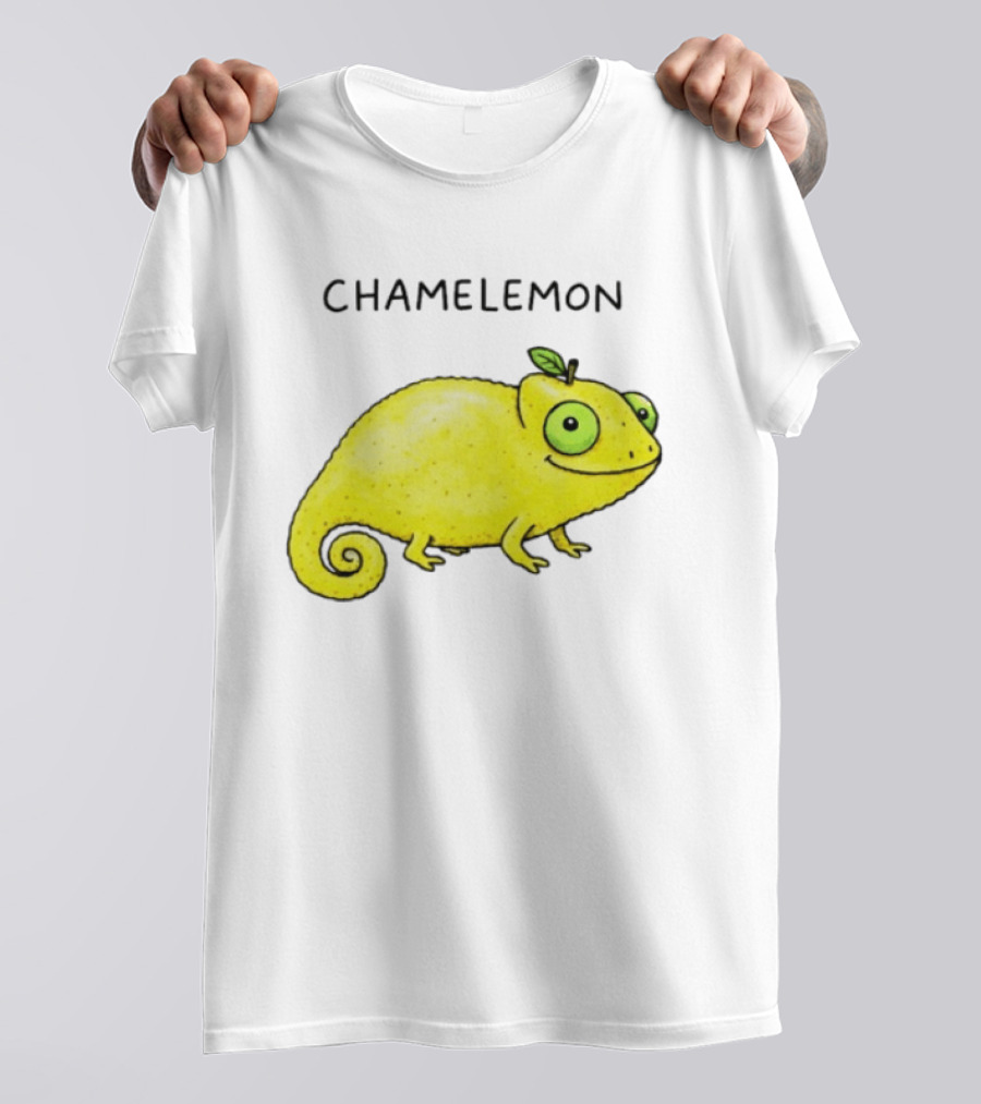 Chamelemon Lemon Chameleon Fruit Pun Humor T-Shirt