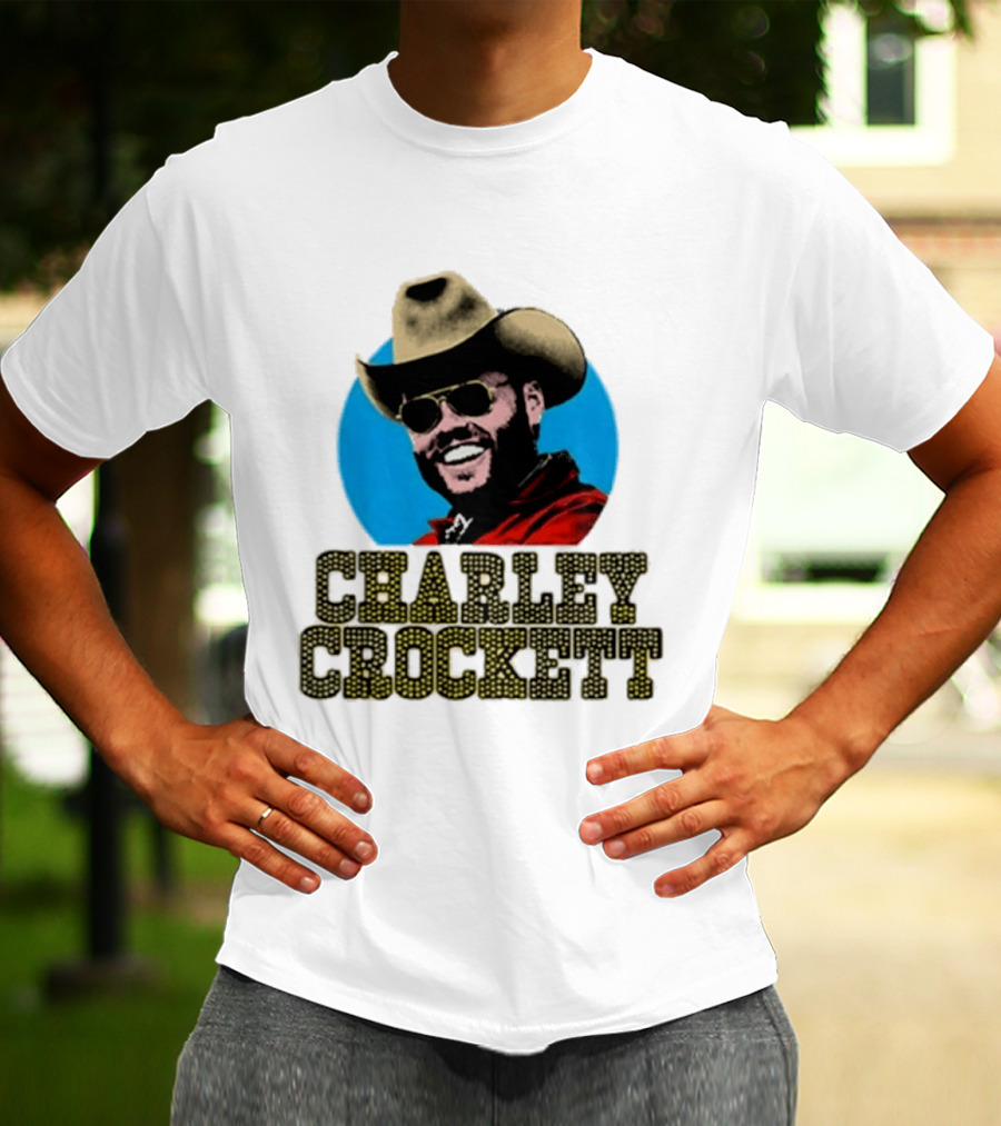 Charley Crockett Cowboy Hat Sunglasses Western T-Shirt