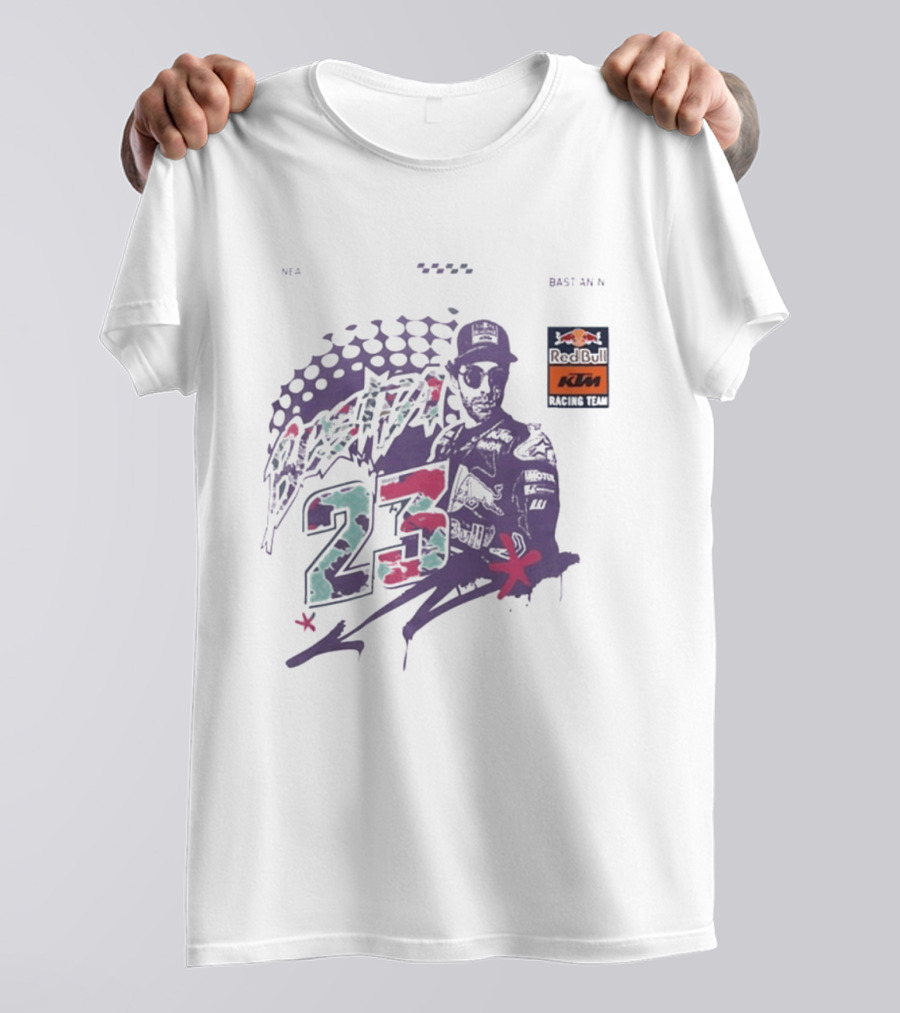 Enea Bastianini 23 Red Bull KTM Racing Team T-Shirt