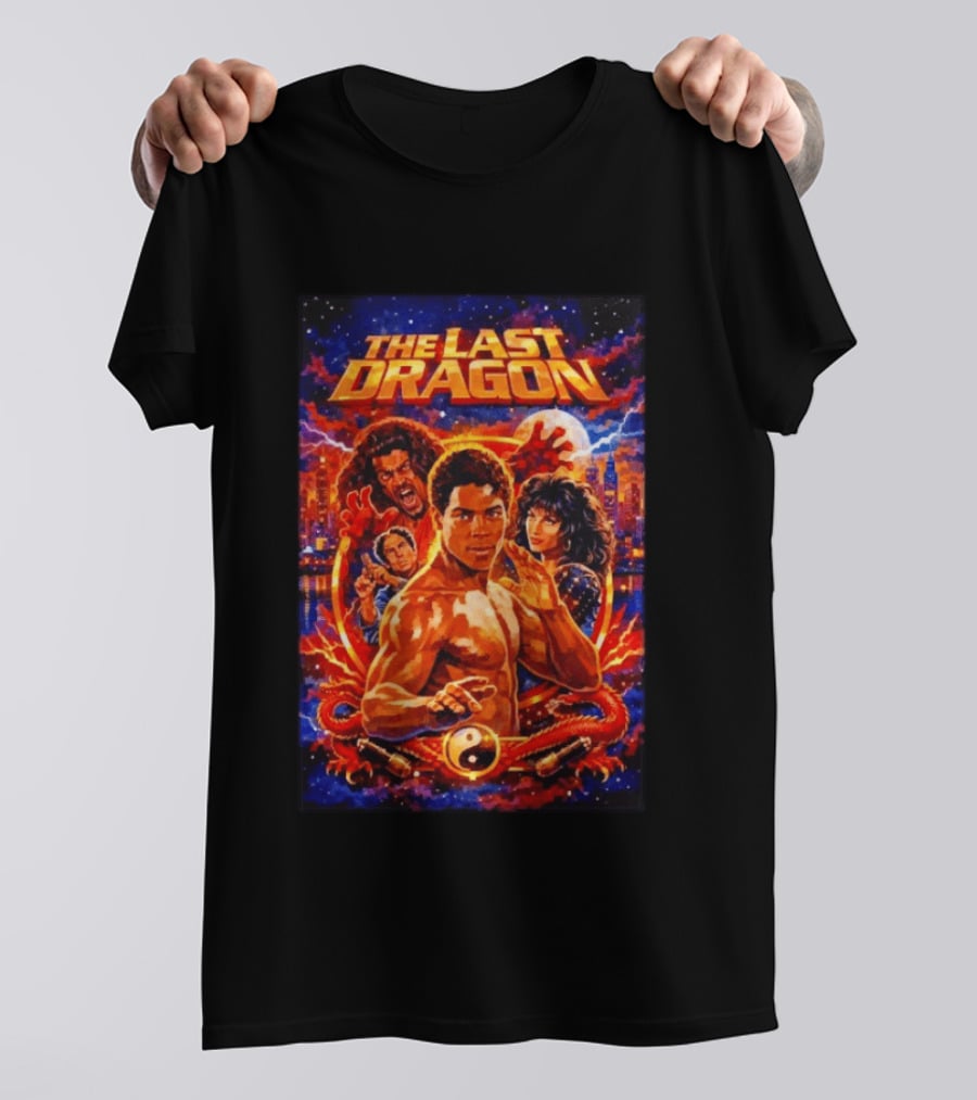 The Last Dragon 1985 Classic Martial Arts Movie Featuring Iconic Characters And Action T-Shirt