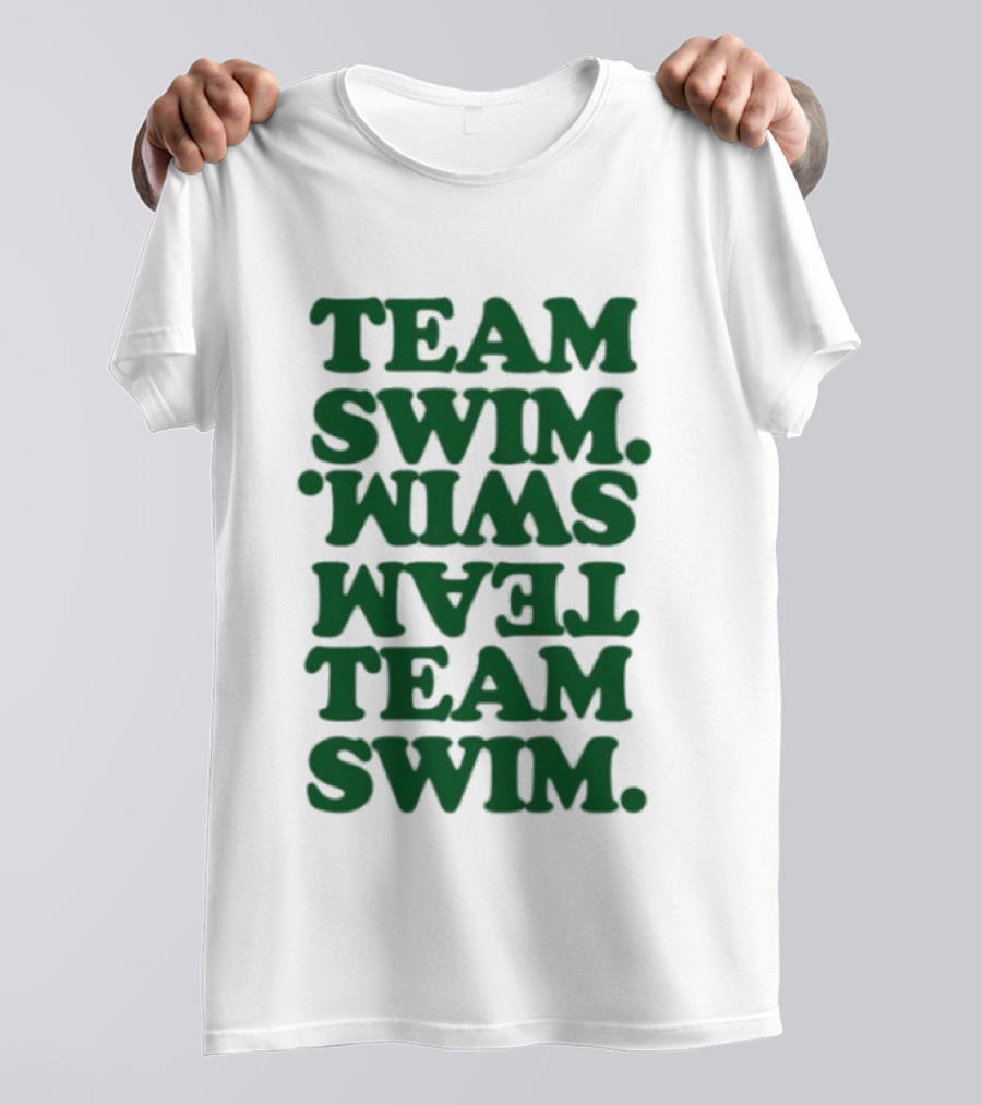 Johnnyswim Team Swim Team Swim Text Stacked T-Shirt
