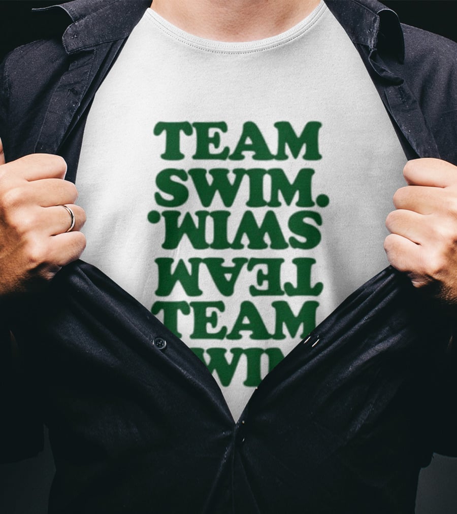 Johnnyswim Team Swim Team Swim Text Stacked T-Shirt
