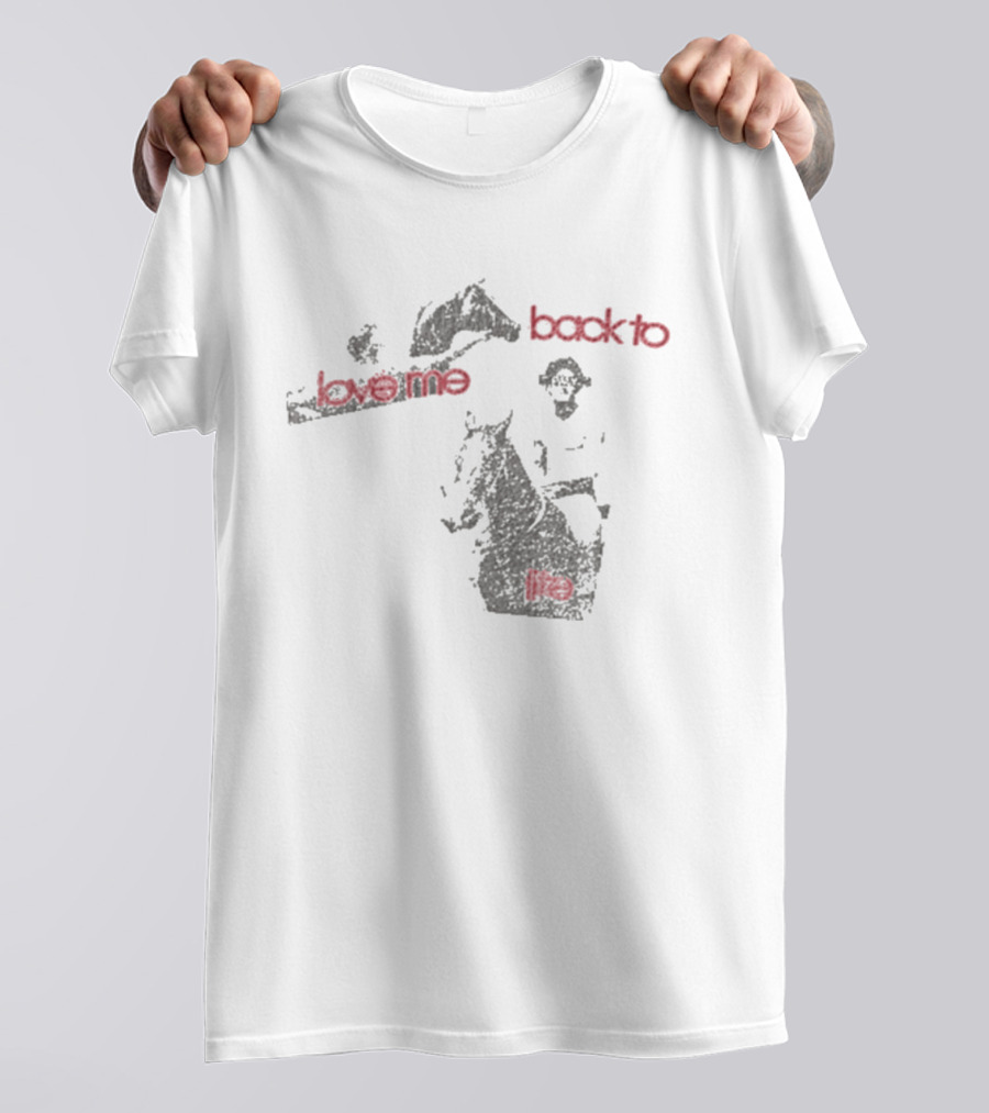 Back To Love Me Horseman Retro Paly Men's Back To Life T-Shirt