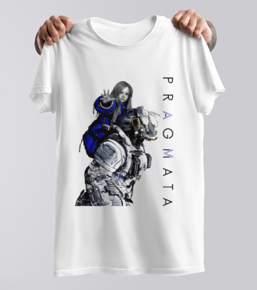 PRAGMATA Character Holding Space Explorer Scene T-Shirt