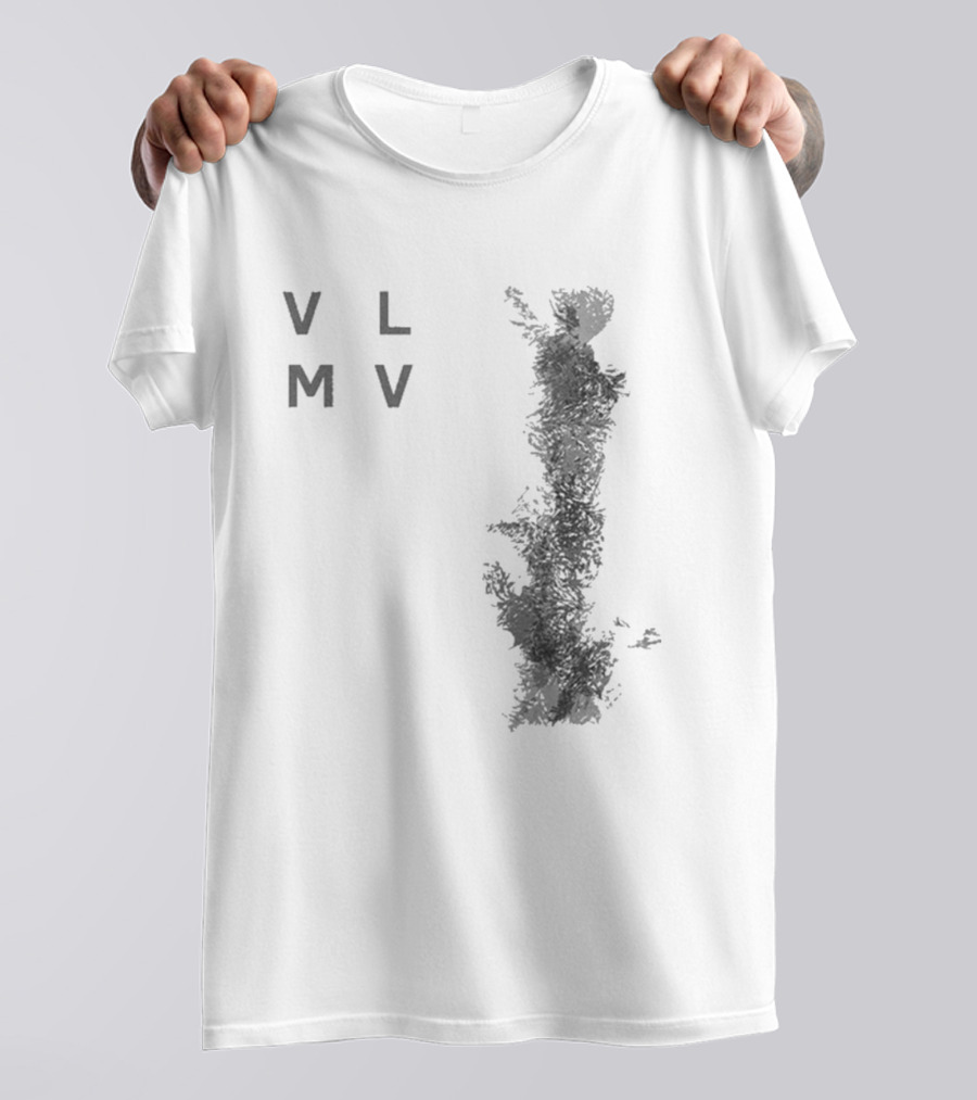 Vlmv There Will Come Soft Rains Abstract Monochrome T-Shirt