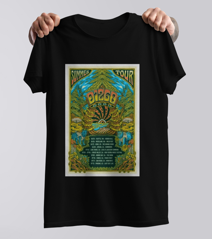 Dizgo Band Summer Tour 2026 T-Shirt