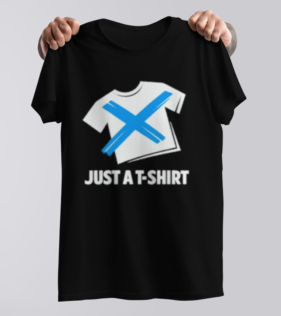 Just A Blue X T-Shirt