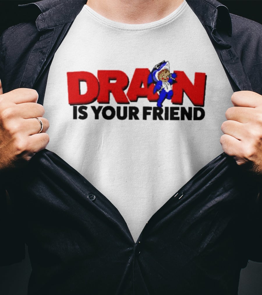 DRAN Is Your Friend Retro Cartoon Style Fun Nostalgia T-Shirt