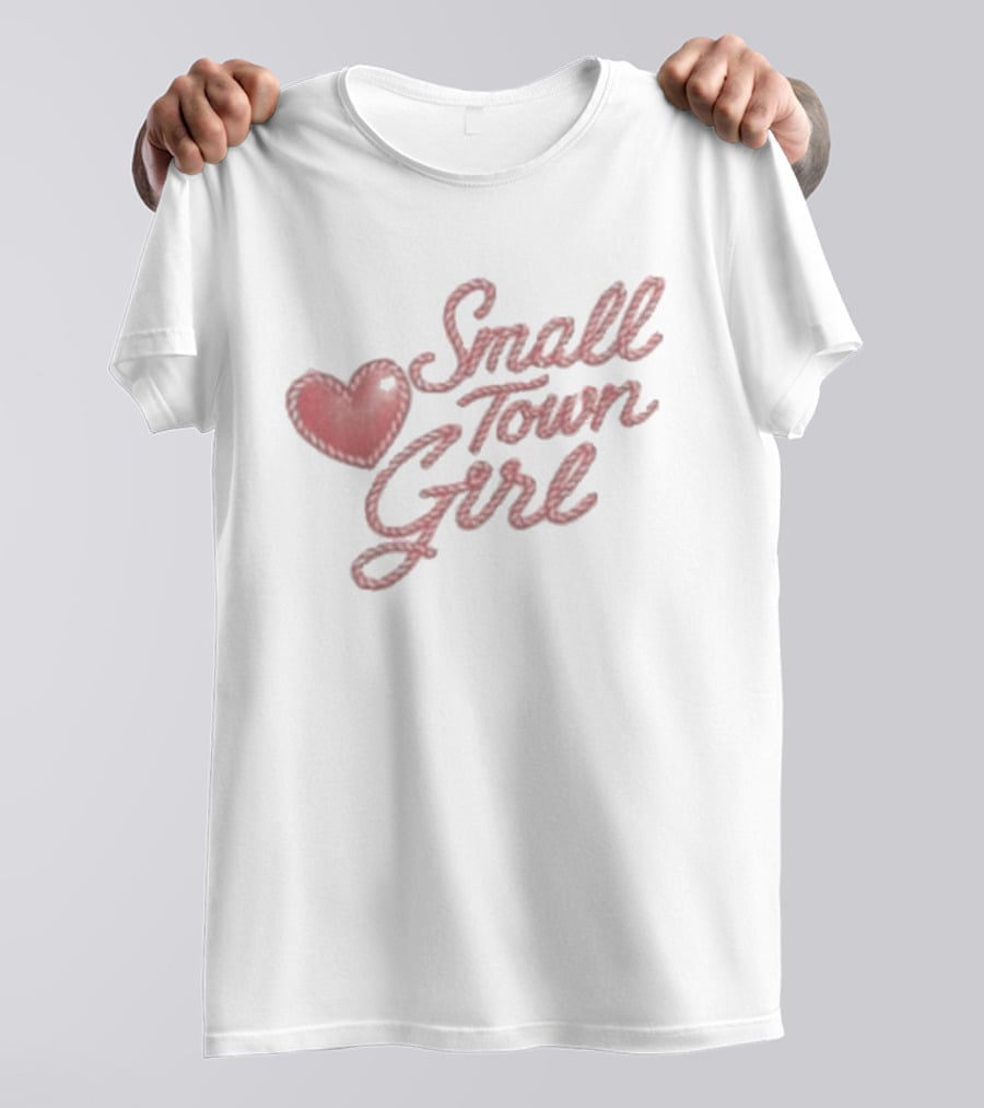 Merchlabs Small Town Girl Heart Stitch Madison Marilla T-Shirt