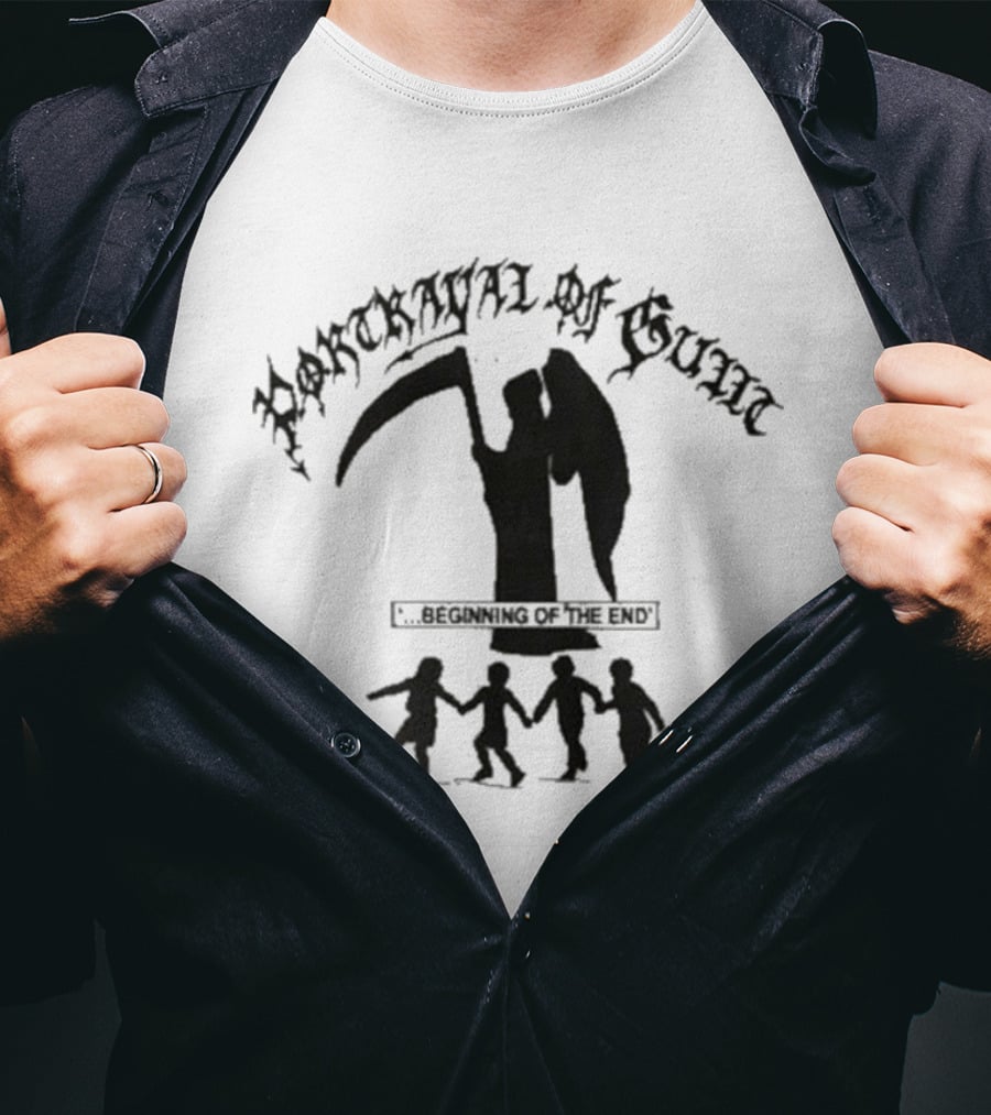 Portrayal Of Guilt Beginning Of The End Grim Reaper Child T-Shirt