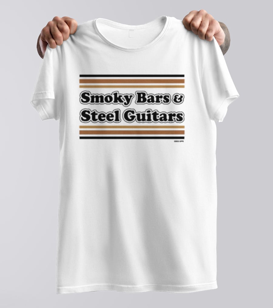 Smoky Bars & Steel Guitars Vintage Ringer T-Shirt