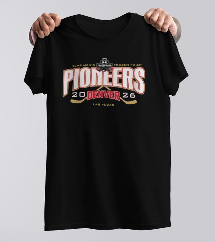 Denver Pioneers 2026 NCAA Men's Frozen Four Las Vegas Hockey T-Shirt