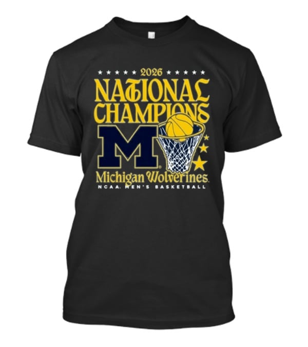 2026 National Champions Michigan Wolverines MBB Women's Basketball T-Shirt