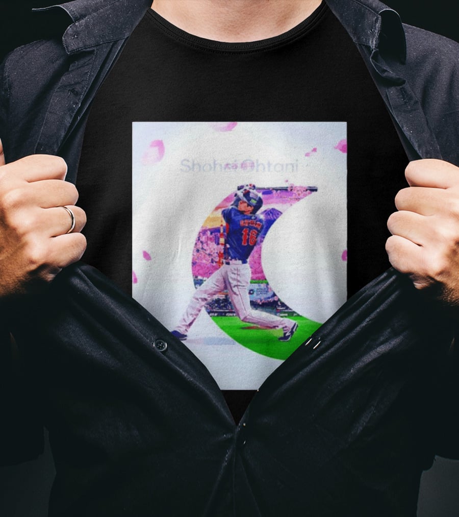 Shohei Ohtani Los Angeles Dodgers World Baseball Classic 2026 MVP Blossom Swinging Victory T-Shirt