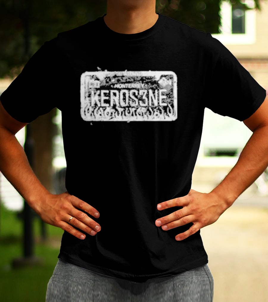 The Warning Kerosene Monterrey License Plate HEX Flame T-Shirt