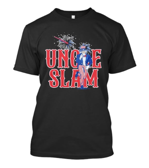 Uncle Slam Aaron Judge Team USA 2026 World Baseball Classic Uncle Sam Fireworks T-Shirt