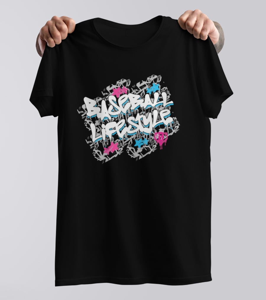 Baseball Lifestyle 101 Youth Tag Graffiti T-Shirt