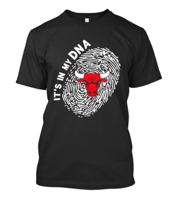 Chicago Bulls It's In My DNA Fingerprint T-Shirt