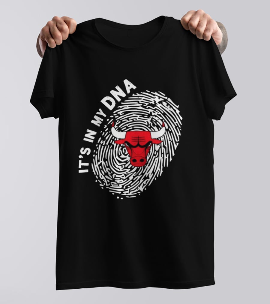 Chicago Bulls It's In My DNA Fingerprint T-Shirt