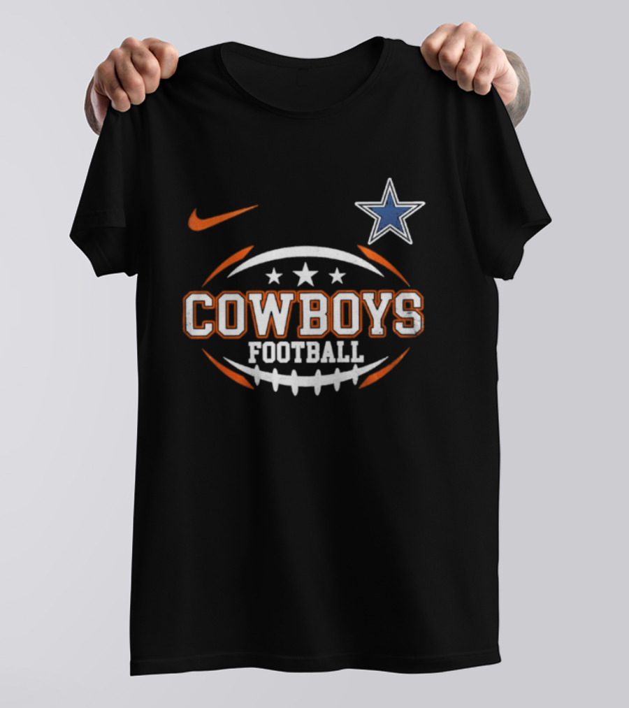 Cowboys Football Nike Star Logo Sports T-Shirt