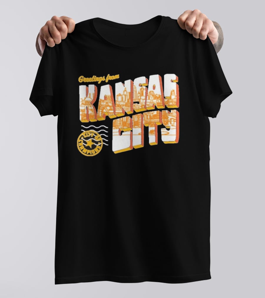Greetings From Kansas City City Of Champions T-Shirt