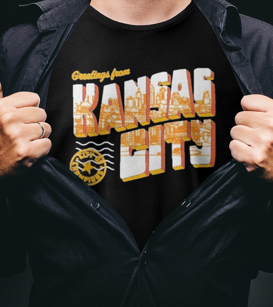Greetings From Kansas City City Of Champions T-Shirt