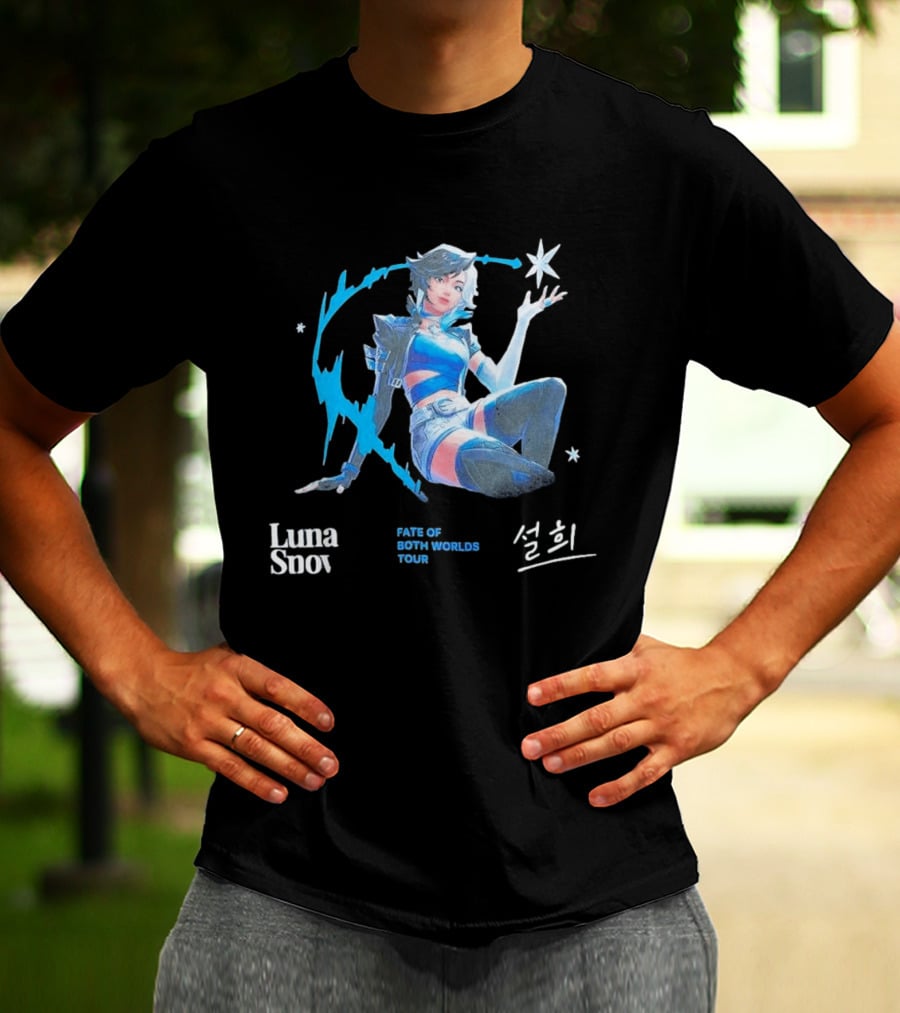Luna Snow Fate Of Both Worlds Tour Marvel Rivals T-Shirt