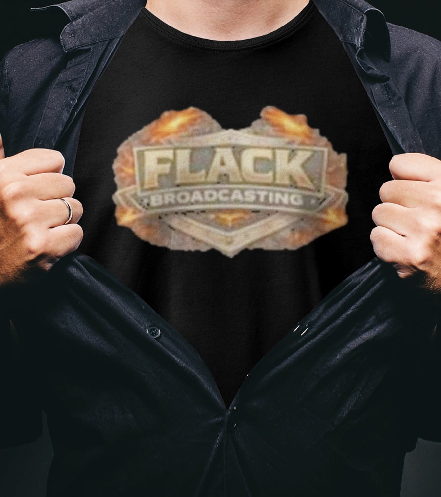North Country Flack Broadcasting Fire T-Shirt