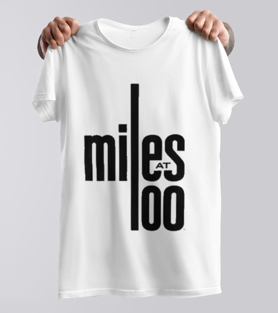 Miles Davis Miles At 100 Black T-Shirt