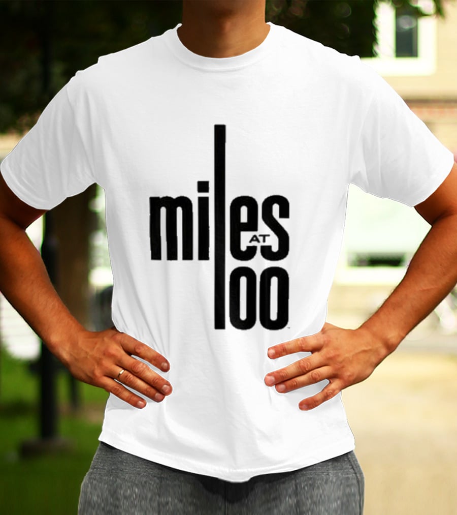 Miles Davis Miles At 100 Black T-Shirt