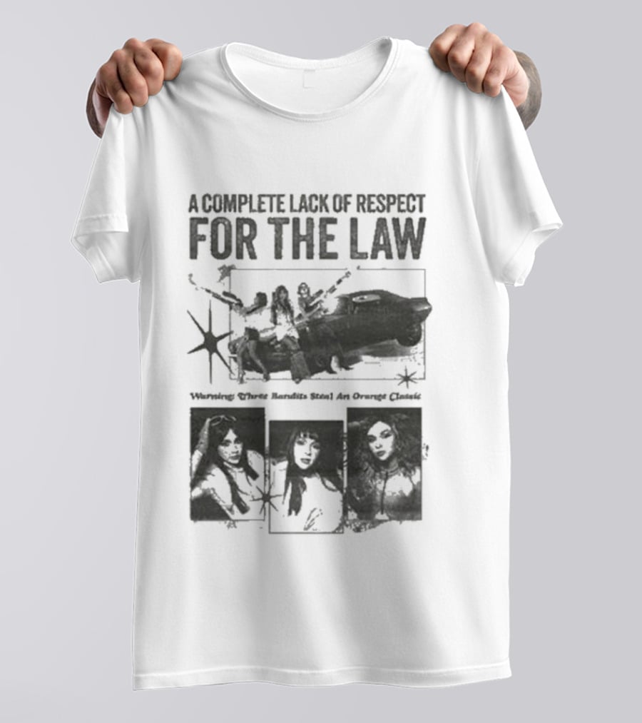 A Complete Lack Of Respect For The Law The Warning Kerosene Newspaper T-Shirt