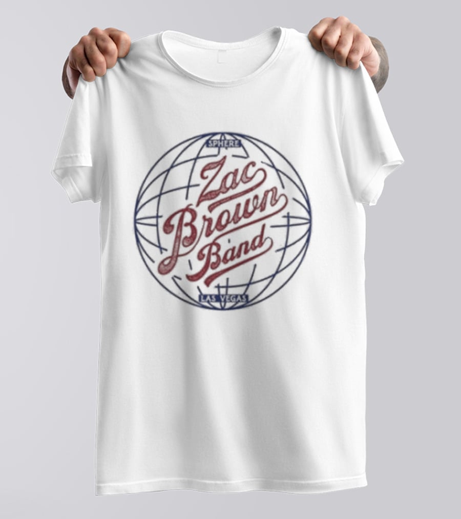 Zac Brown Band Globe Icon Sphere T-Shirt