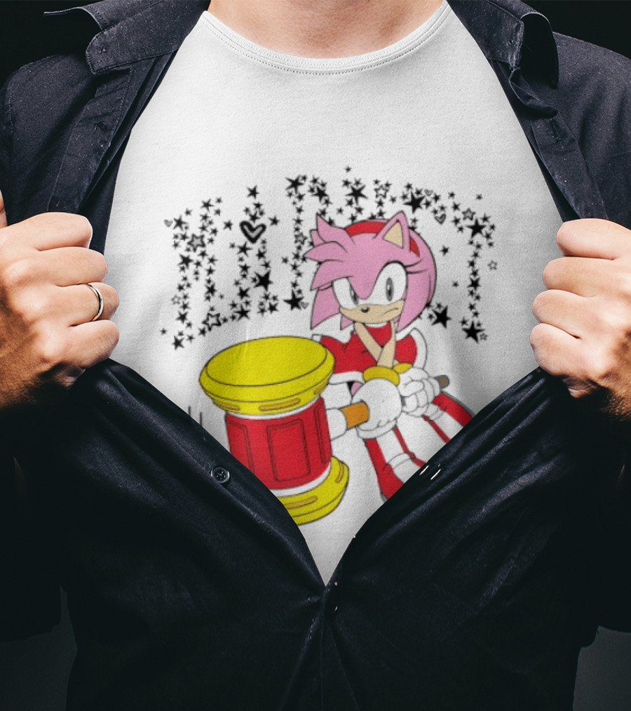 TiaCorine X Hedgehog Amy Rose Collaboration T-Shirt