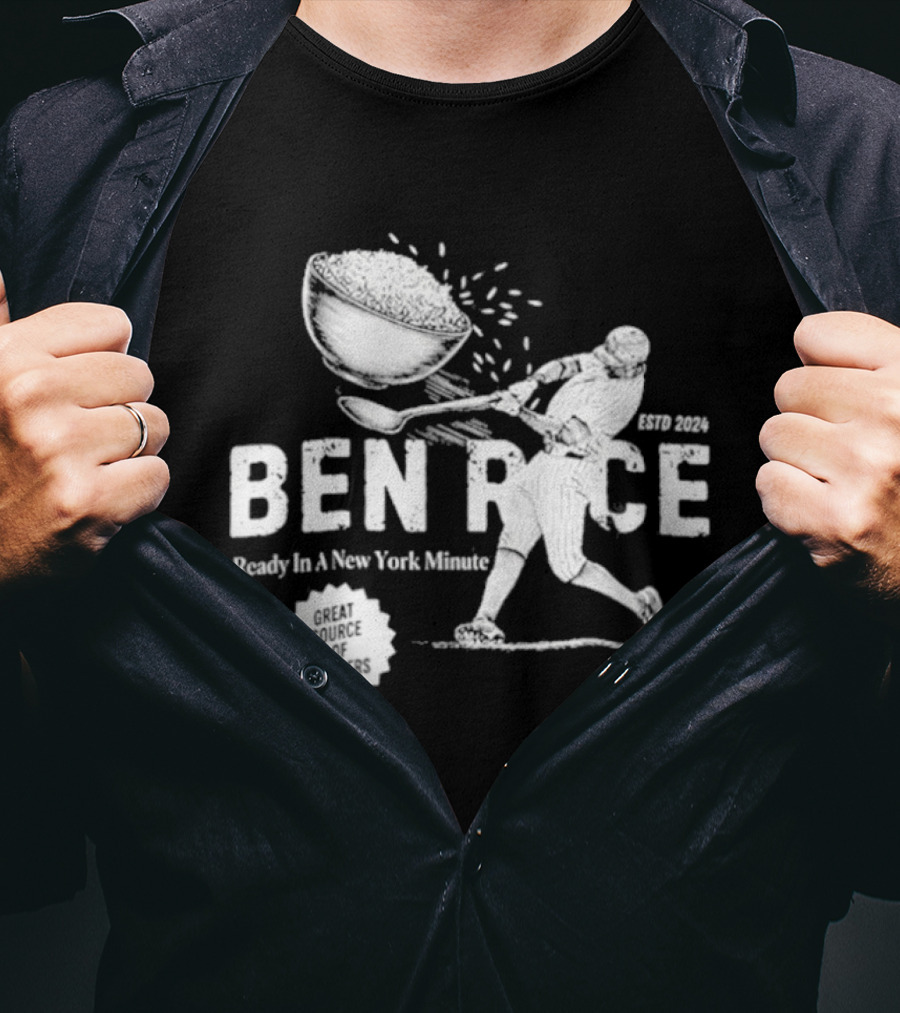 Ben Rice Ready In A New York Minute Yankees Dingers T-Shirt