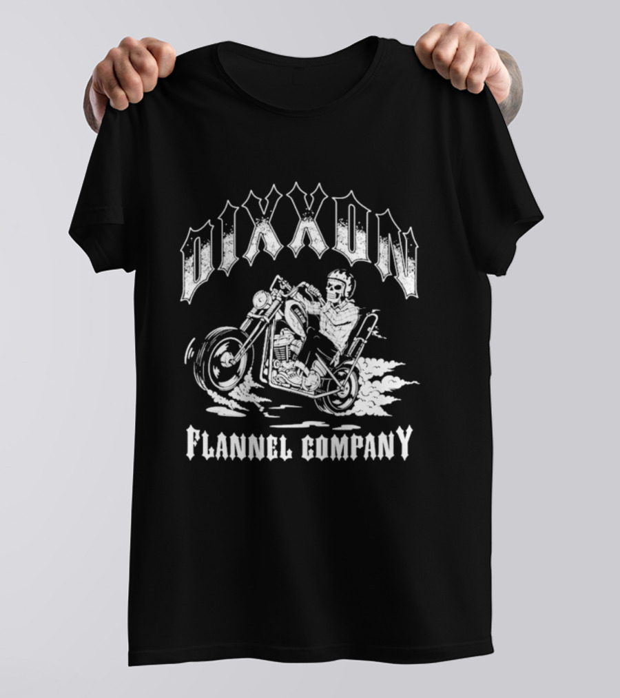 Dixxon Flannel Company Midnight Drifter Motorcycle Rider T-Shirt