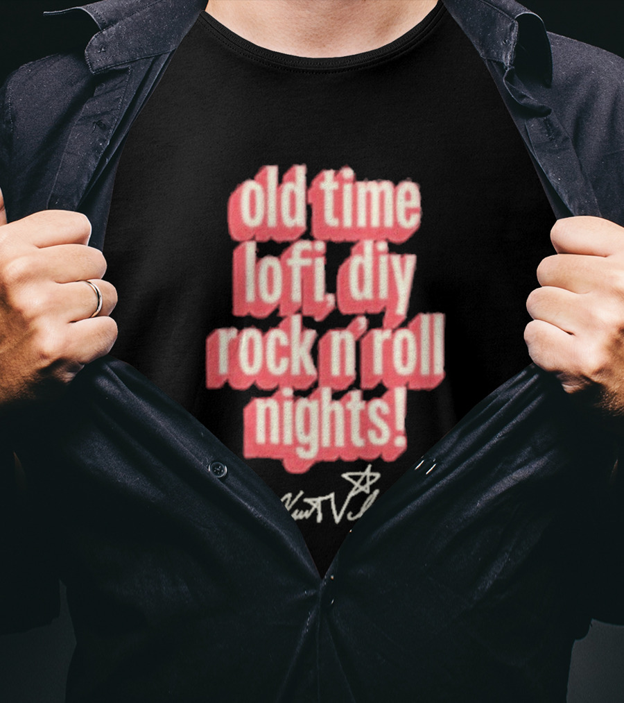 Old Time Lofi DIY Rock N'Roll Nights Kurt Vile T-Shirt