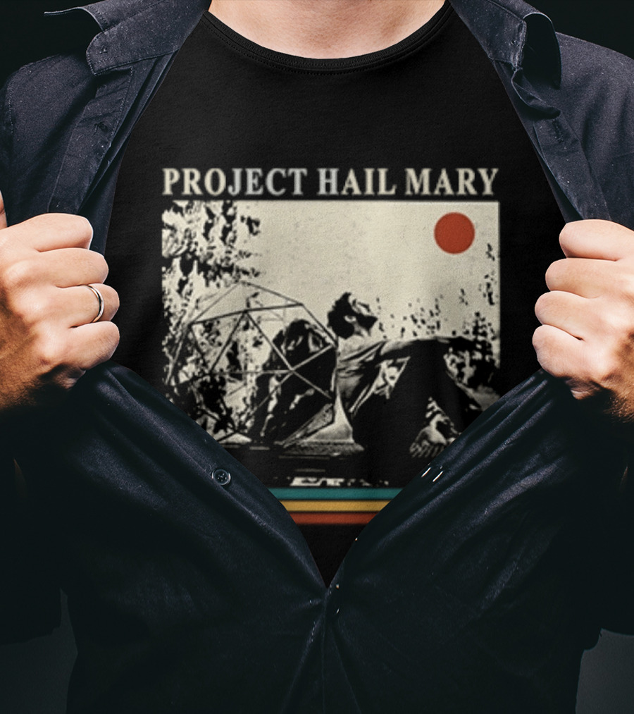 Project Hail Mary Dr Grace & Rocky 2021 Vintage Cover T-Shirt
