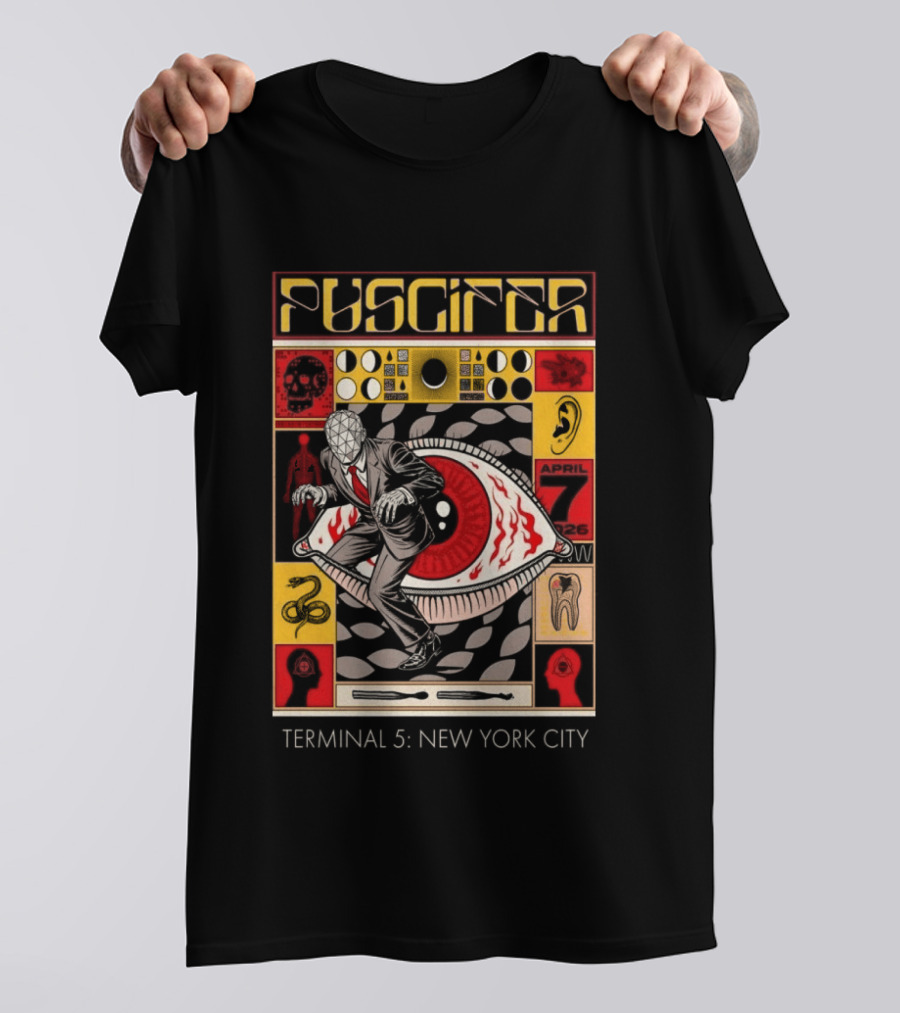 Puscifer Terminal 5 New York City Concert July 4 2026 Eye T-Shirt