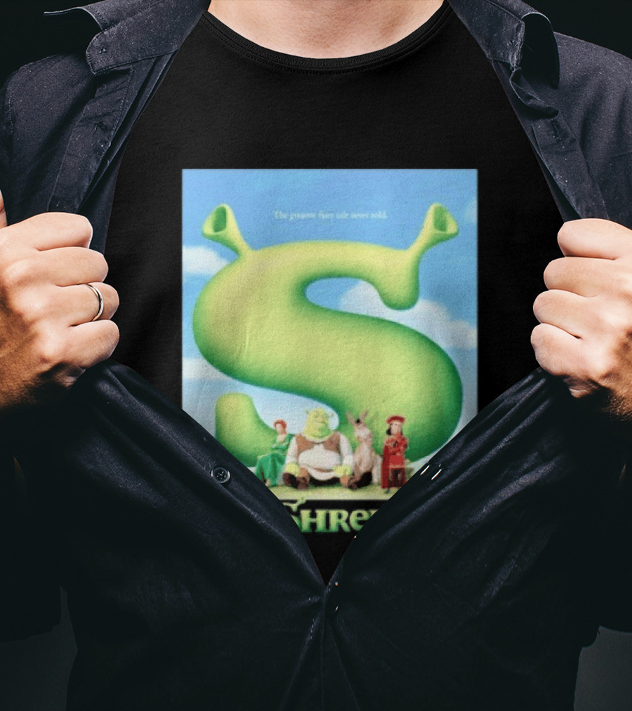 Shrek The Greatest Fairy Tale Never Told Movie Characters T-Shirt