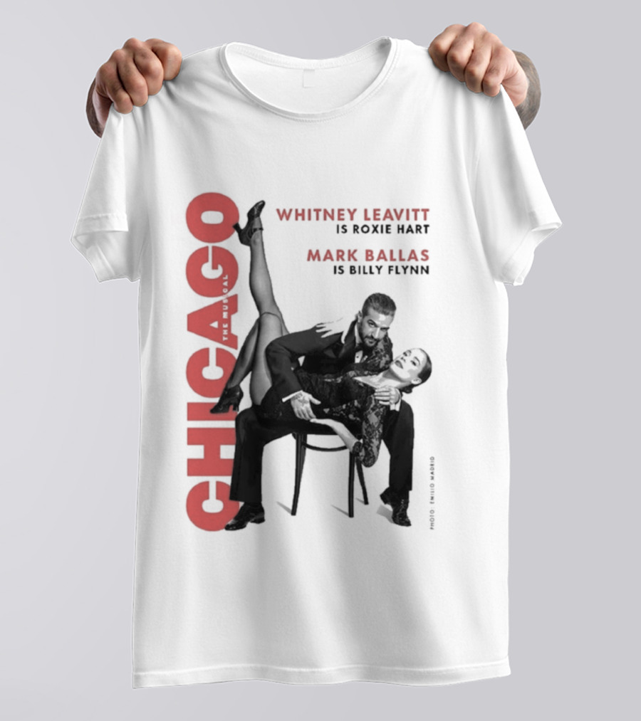Chicago Whitney Leavitt Roxie Hart Mark Ballas Billy Flynn Emilio Madrid Photo T-Shirt